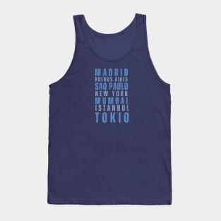 Cities of the world Tank Top